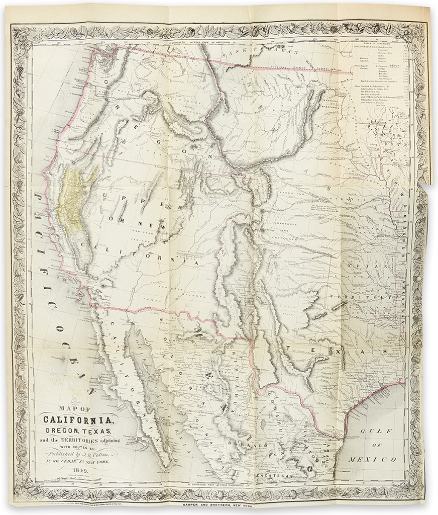 (CALIFORNIA.) Thornton, J. Quinn. Oregon and California in 1848.